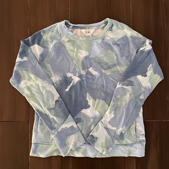 Athleta Girl Matching Jogger Sweatsuit in Chroma Sea Fog Blue - Picture 2 of 14